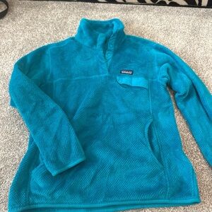 Patagonia Teal Fleece Pullover